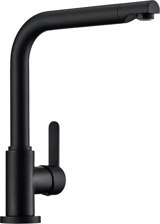 NABER 5021302 Miscelatore monocomando Portare 1 nero opaco, alta pressione / Armate Servizio
