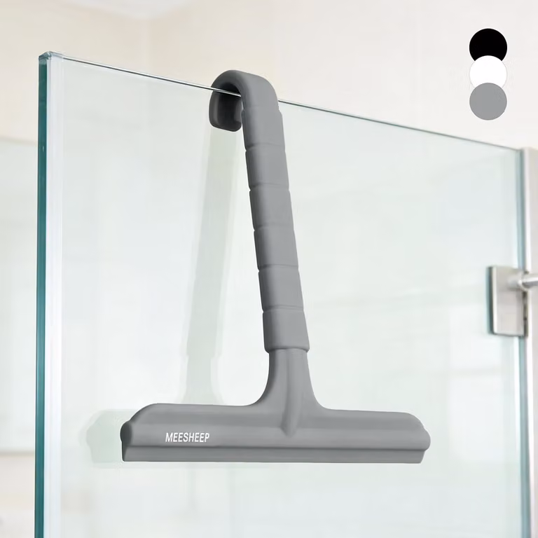 Asciugamano da doccia in silicone, 20 cm, con gancio integrato, per l'uso in doccia