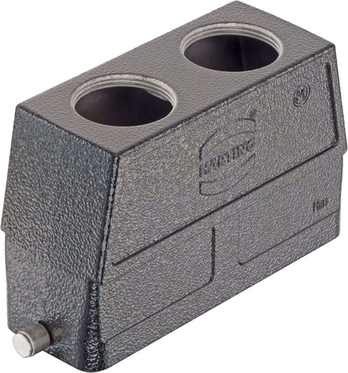 HARTING Han 24B M Contenitore con manicotto alto, 2xM32 uscita cavo diritta, per 1 staffa (nella parte inferiore) - 1 pezzo