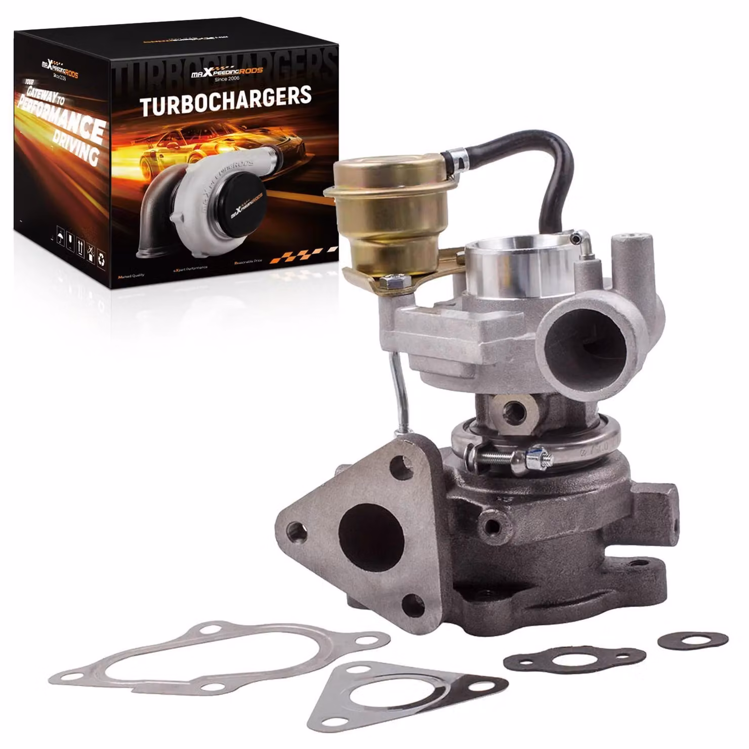 Turbocompressore per Pajero Shogun 2.8 4M40 - Turbina - Motore diesel 2.8L - TD04-12T - 49377-03030 - Ricambio