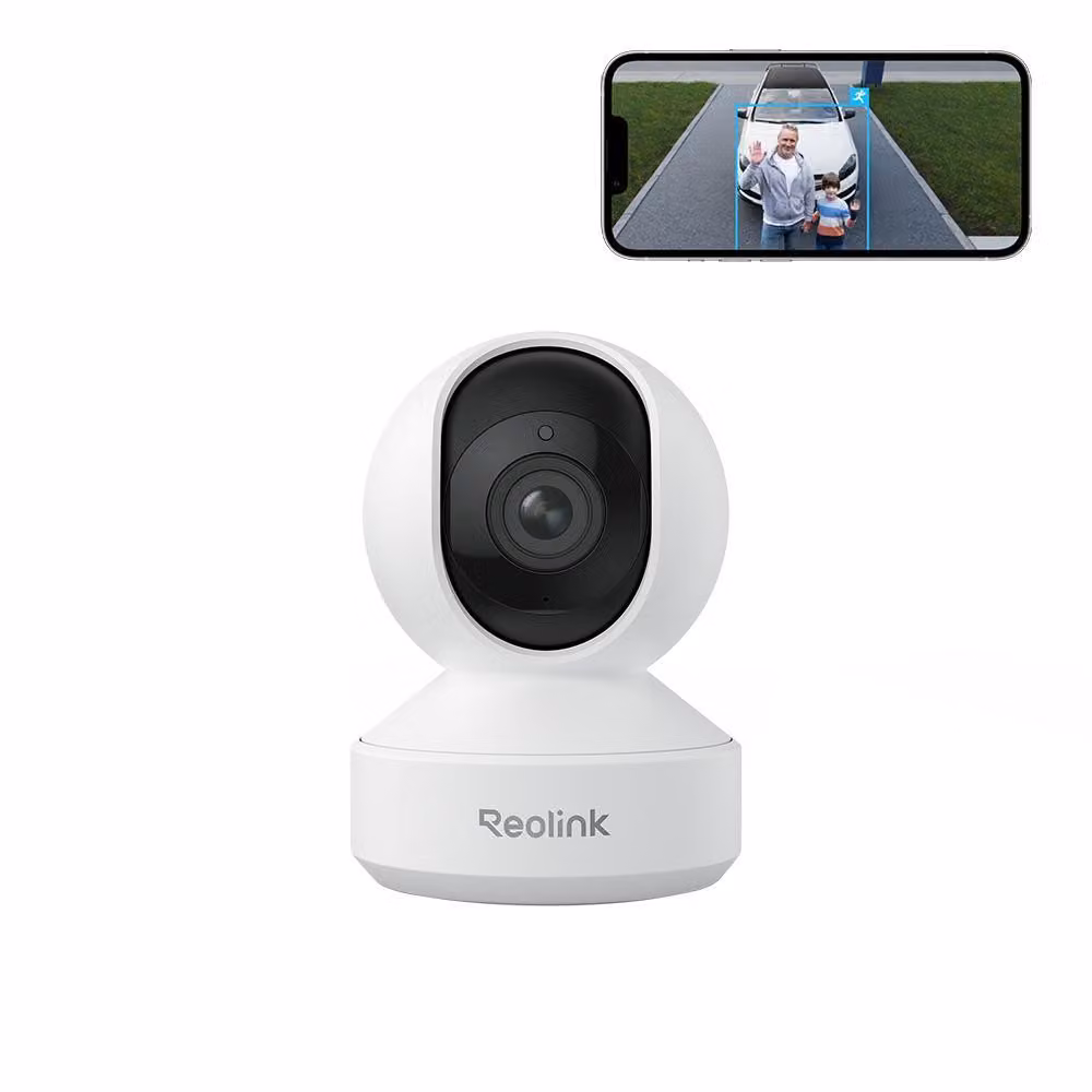 Telecamera di sicurezza per bambini da interno 4K 8MP Dual Band Wi-Fi 6 PTZ, tracciamento automatico, zoom 3X, panoramica e inclinazione, rilevamento persone/animali/furti
