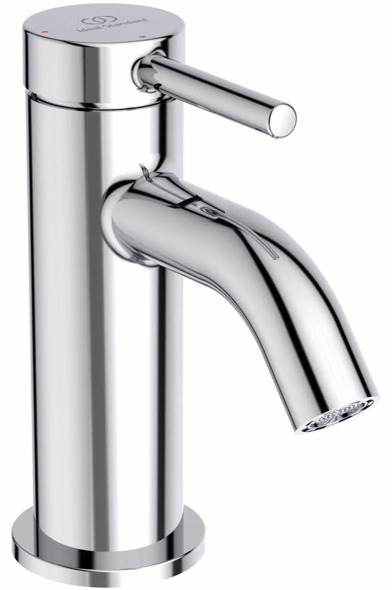 Miscelatore monocomando, compatto, cromato, con bocchetta di 9 cm, sistema Easyfix