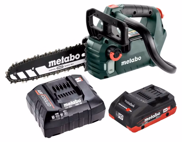 Metabo 601595850 Motosega a batteria MS 18 LTX BL 25 - senza batteria - senza caricabatterie