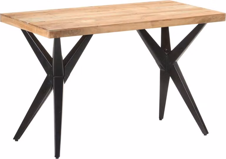 Maison Exclusive - Tavolo da pranzo 120x60x76 cm in legno massello di acacia