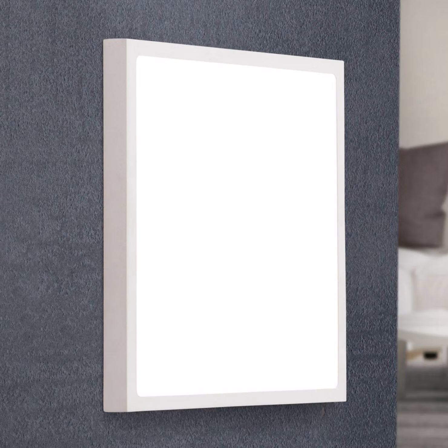 ORION Applique a LED Vika, Bianco / Opale, Soggiorno / Sala da pranzo, Alluminio, Moderno, Plafoniera LED