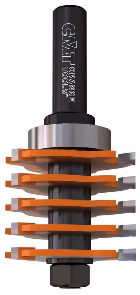 Fresatrice a profilo, diametro 47,6 mm, attacco da 12 mm, in metallo duro, con 4 taglienti