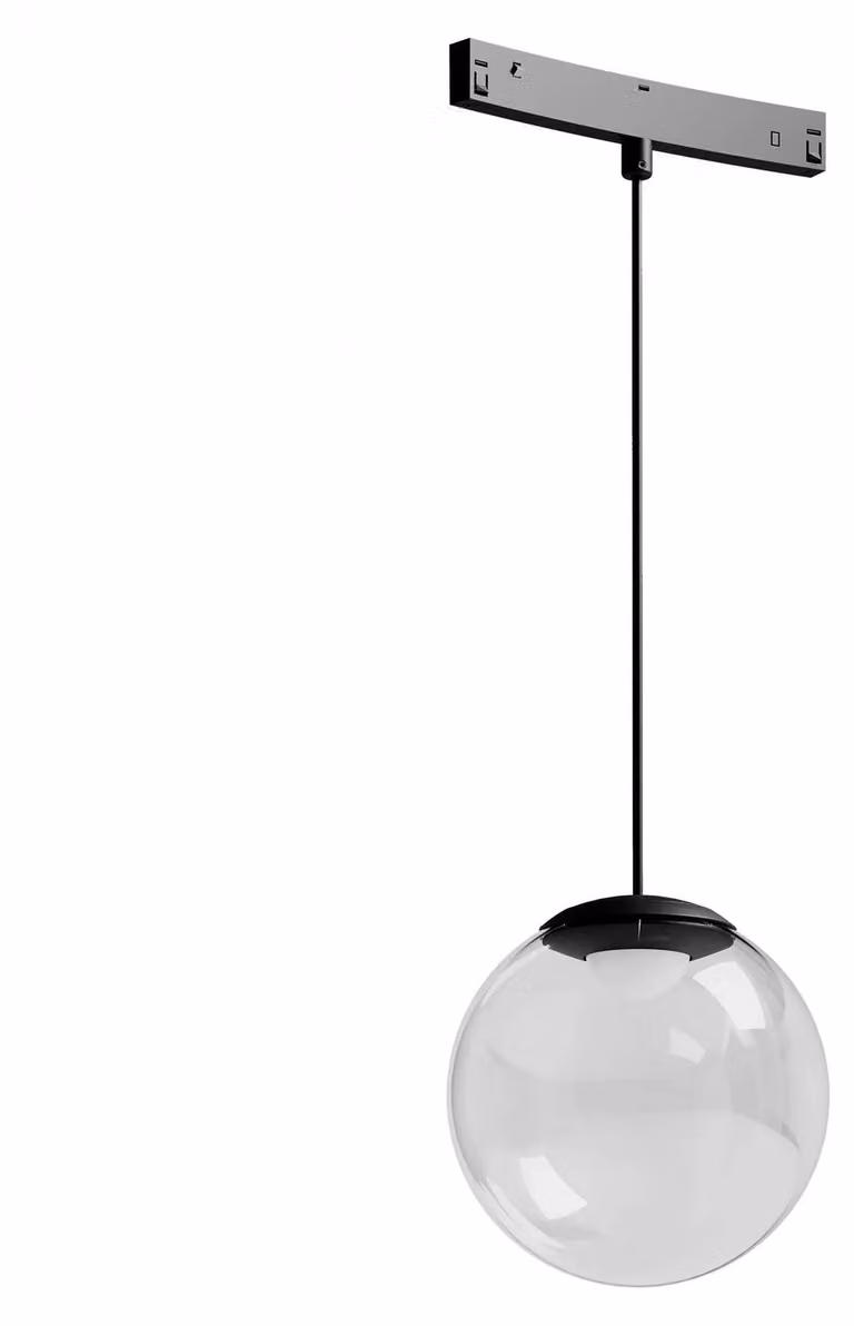 ARELUX XNET, sfera decorativa per profili curvi, tecnologia DALI, sospensione, 5,3W, 48V DC, indice di resa cromatica (CRI) 90, temperatura di colore 3000K