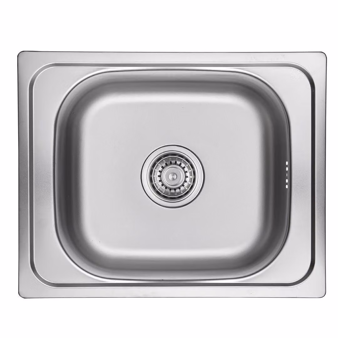 Lavello da cucina in acciaio Orion 40x50 + sifone