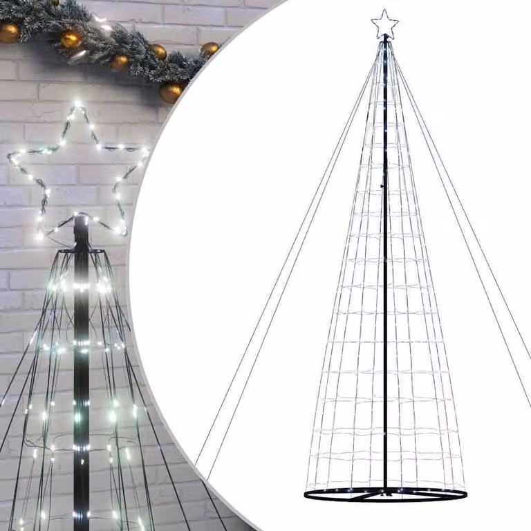 Albero di Natale a LED 1534 LED bianco freddo 503 cm