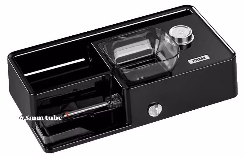 Distributore automatico di sigarette, funzionamento con un solo pulsante, materiali resistenti, nero