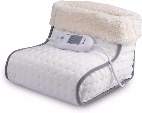 Scalda Piedi Elettrico Beurer con Comando a Distanza, Colore Bianco