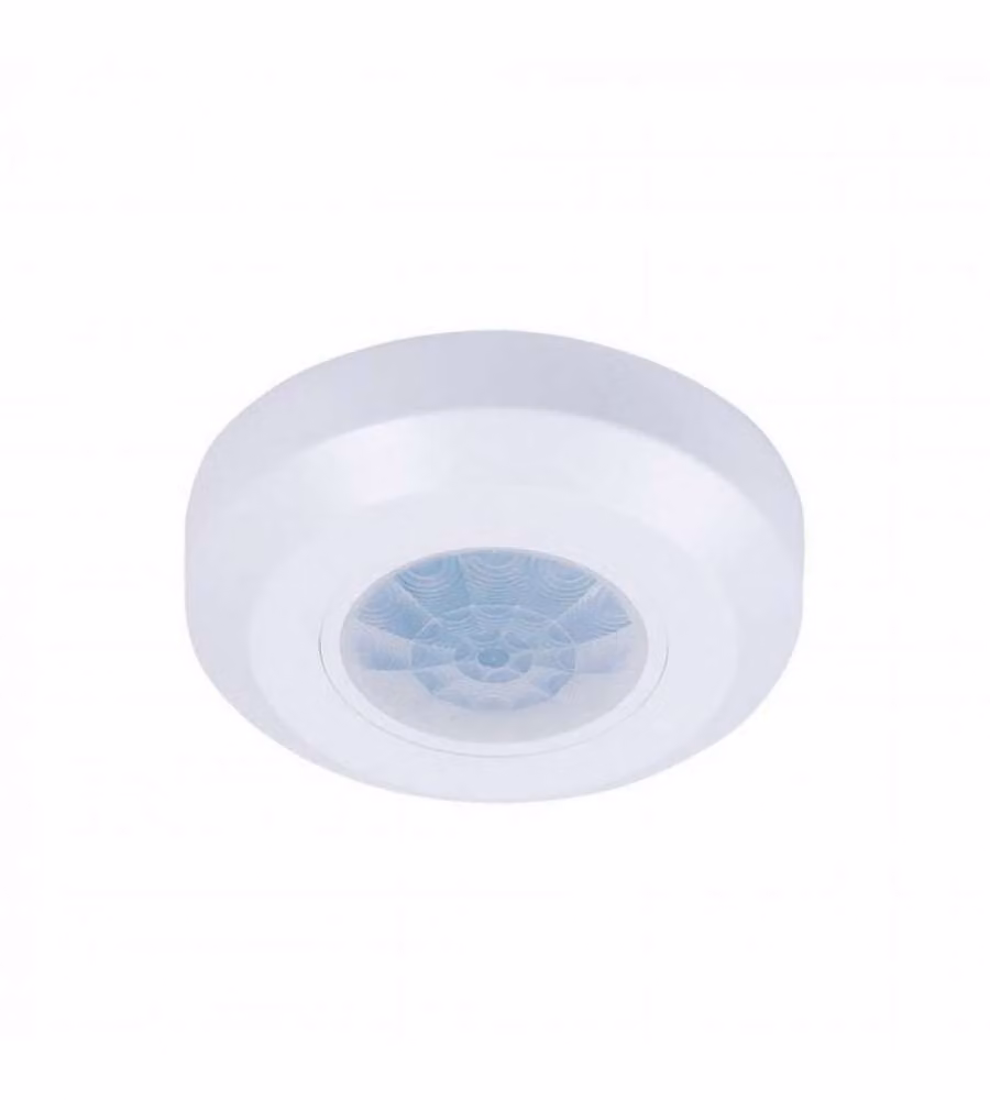 Sensore di Movimento a Infrarossi 360° Montaggio a Plafone Colore Bianco