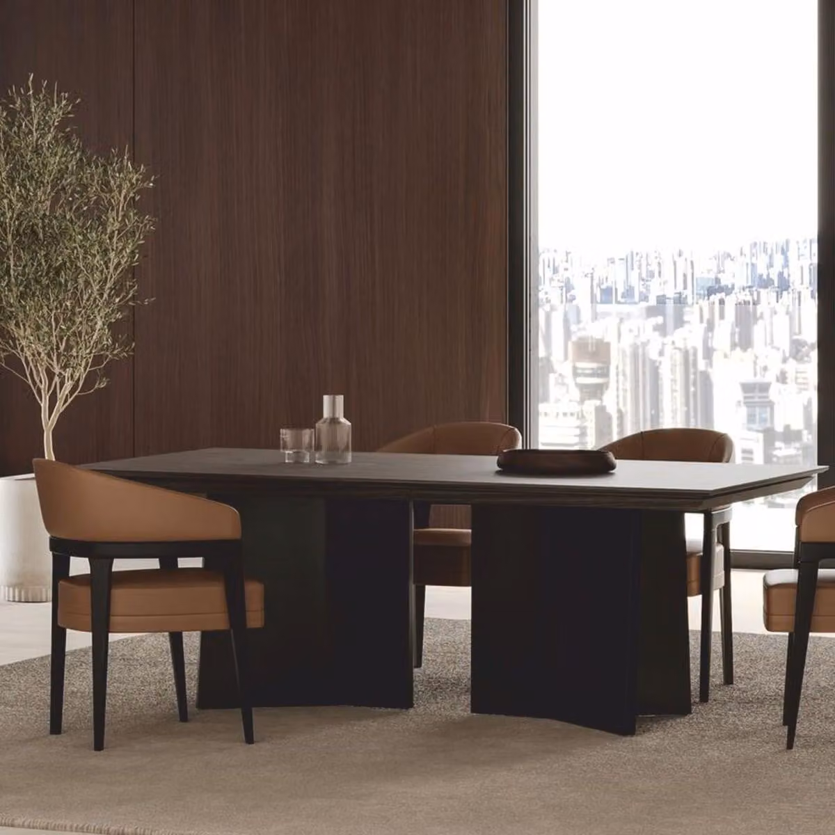 Casa Padrino tavolo da pranzo marrone scuro 220 cm - Mobili per hotel eda pranzo