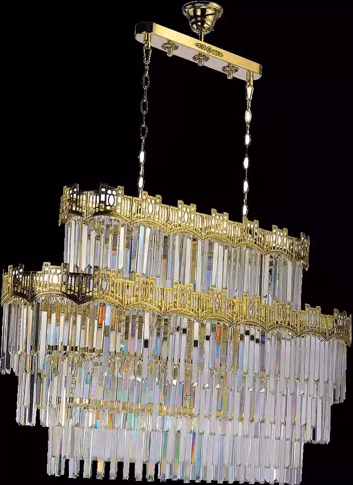 Kronleuchter Moderne Gold Anhänger Leichte Pendant Wohnzimmer Luxus