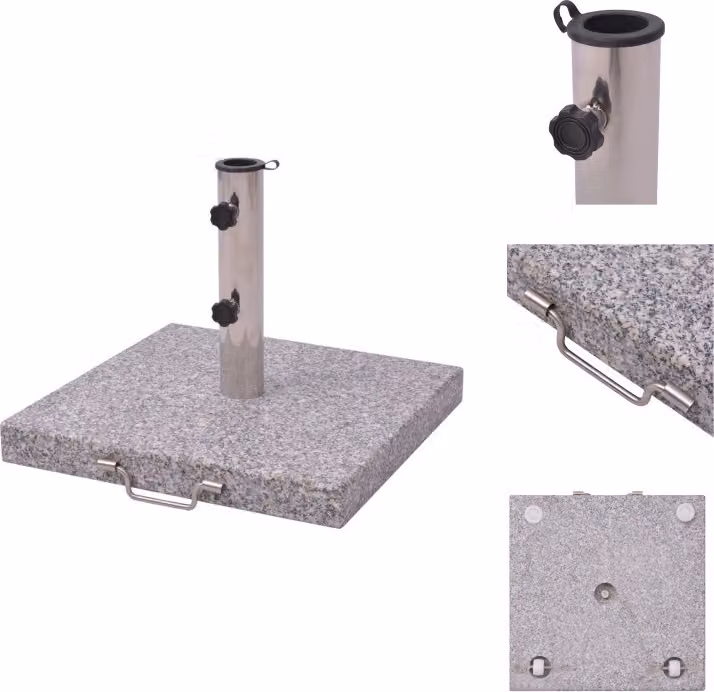 vidaXL Portaombrelli 45 cm - Supporto per ombrellone