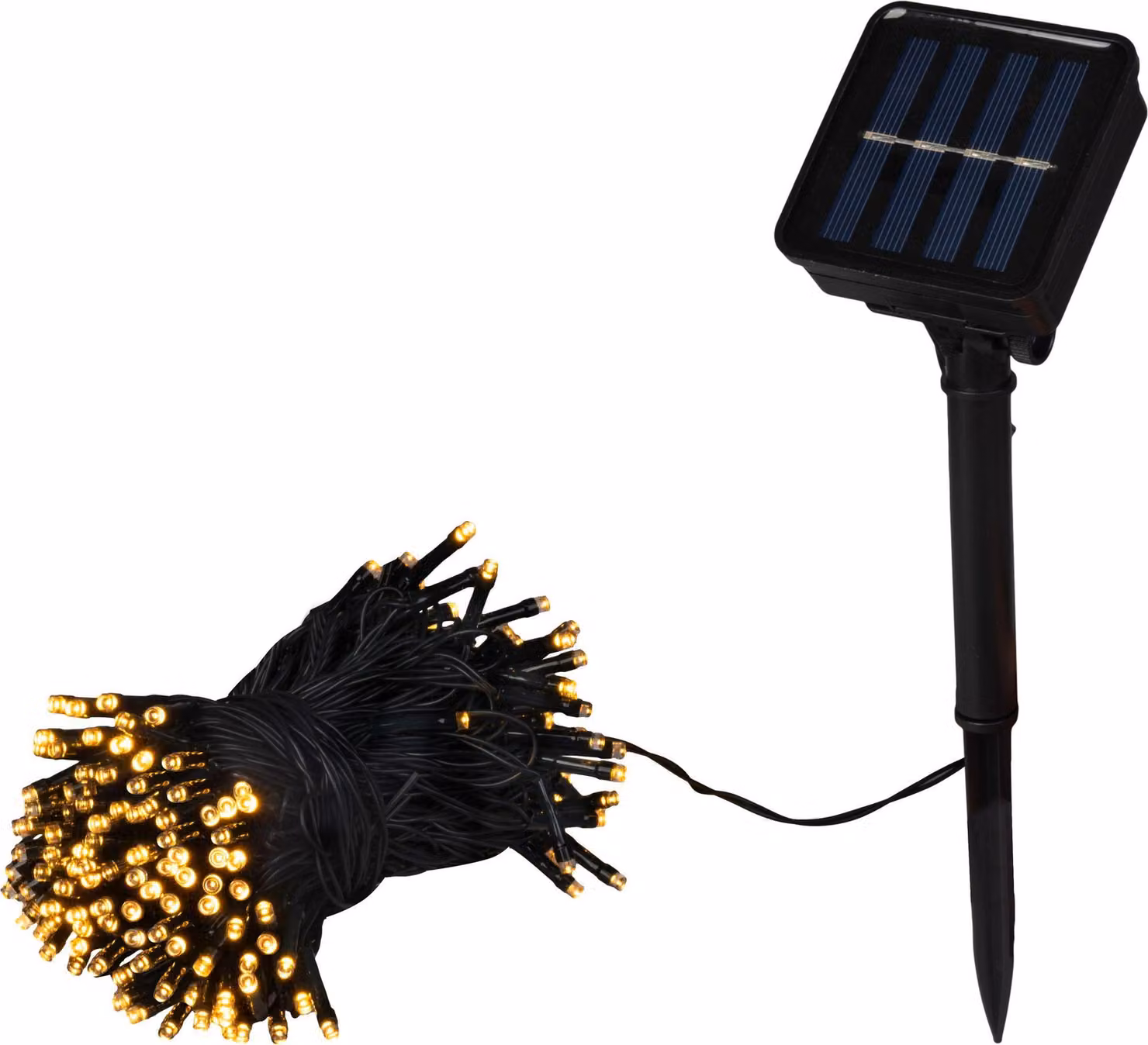 Catena luminosa MagicHome Natale, 200xLED, bianco caldo, 8 funzioni, alimentazione solare, 20 m, IP44