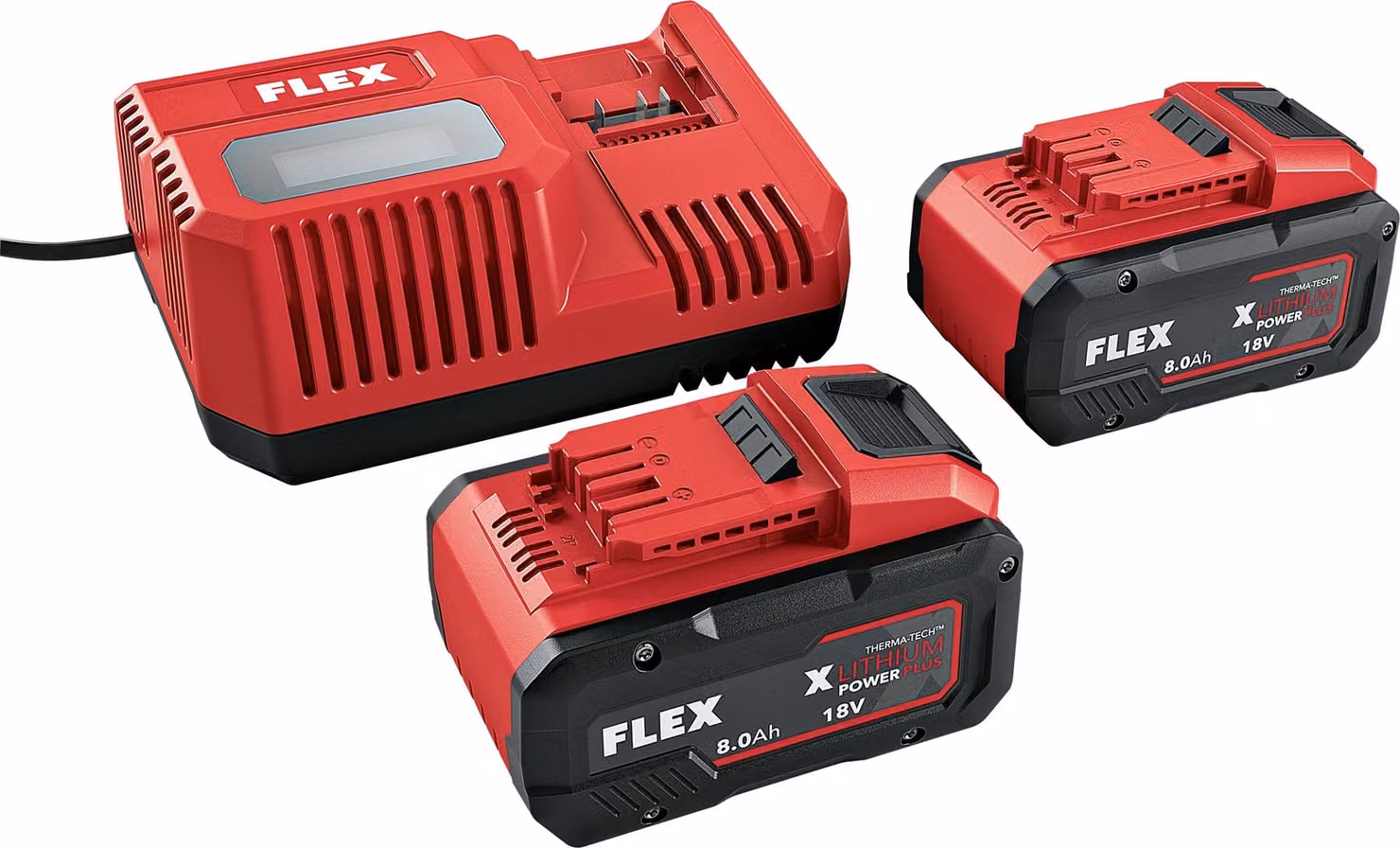 FLEX Akku-Set P-Set 18-88 R  1 Schnellladegerät 12/18 V + 2 Akkus 18/8.0 533175