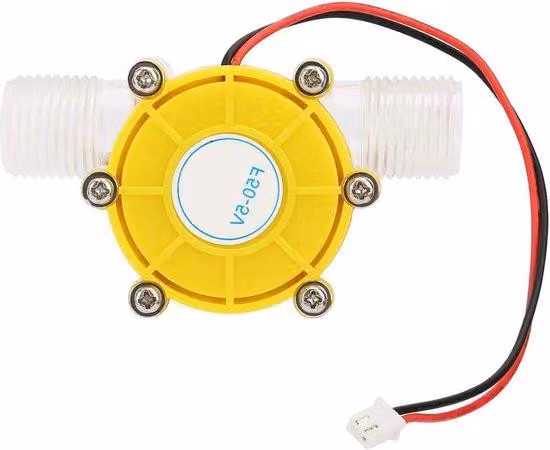 Microgeneratore idroelettrico da 5 V CC, giallo trasparente