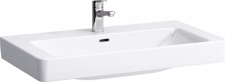LAUFEN PRO S lavabo à poser, 3 trous pour robinet, avec trop-plein, 850x465mm, H816965A001081, H816965A001081