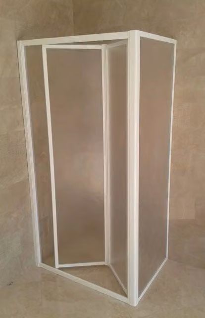 Box doccia acrilico - 2 lati, Fisso piu' Libro - Misura: 65 x 70 x h185