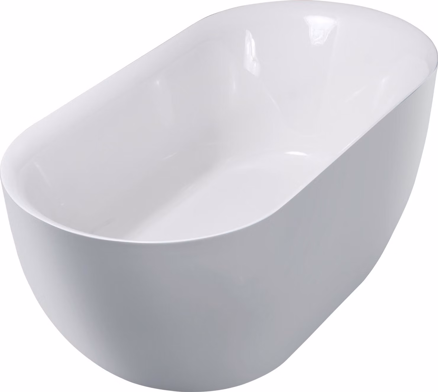 Lykke Arctic Deluxe vasca da bagno 1500x750x580mm, bianco