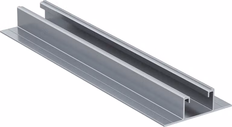 Profilo Fischer per tetto in lamiera SolarFlat 4,85 m in alluminio