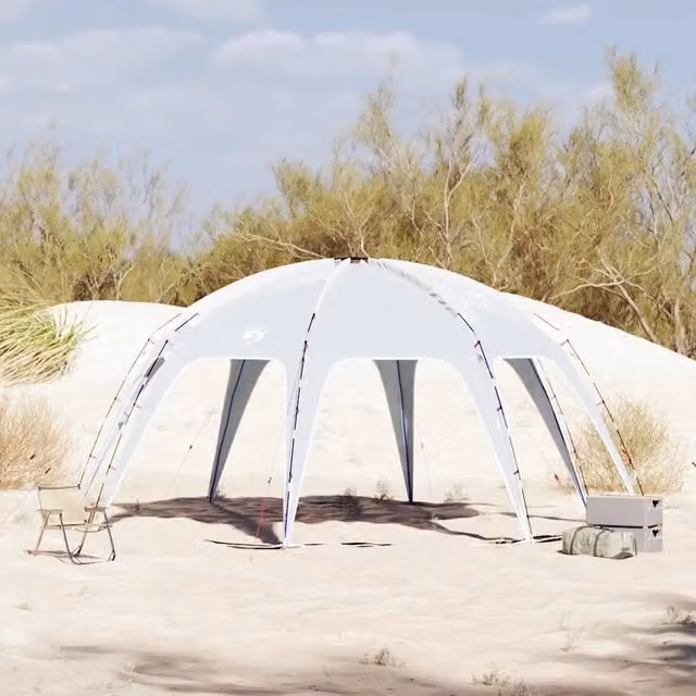 Tenda da campeggio e per feste DESIGN IN grigia impermeabile in poliestere e fibra di vetro L/P/H: 525 x 255 x 26 cm