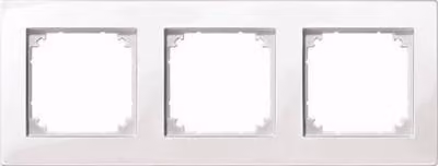 Merten Telaio a 3 ingressi M-plan bianco polare lucido 515319 (515319)