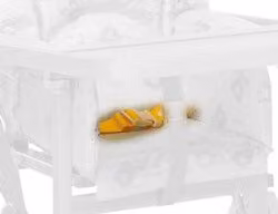 Cinghietta di ricambio per seggiolone Foppapedretti Giallo