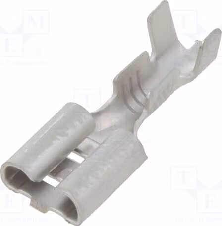 20 connettori: piatti, 0,8 mm di spessore, 6,3 mm di larghezza, per cavi da 0,5 a 2 mm², femmina, adatti per cavi ST-005/05-20T, isolati