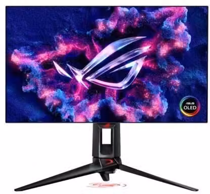 Monitor Gaming Asus ROG Swift OLED PG27AQDP da 67,3 cm (26,5 pollici), Risoluzione Quad HD 2560 x 1440, Nero – 1