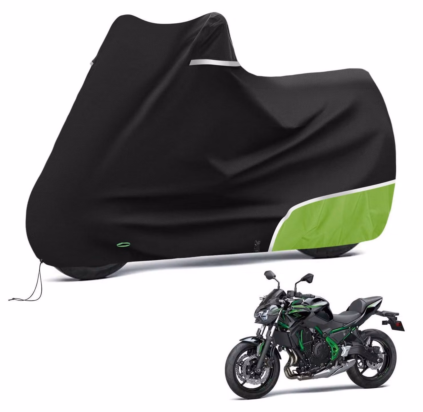 Copertura impermeabile per moto, realizzata in tessuto Oxford 420D, adatta per Kawasaki Z650, Z900, Z1000, Z750, ER6N, Z800