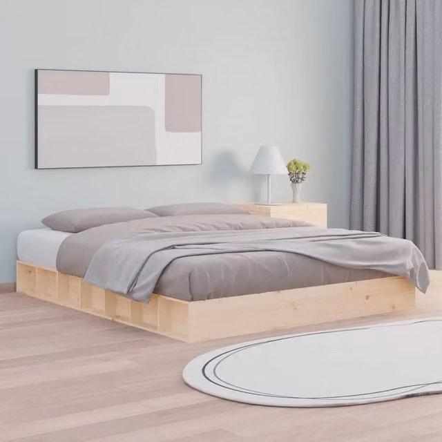 Giroletto-Struttura Letto 160x200 cm in Legno Massello 473714
