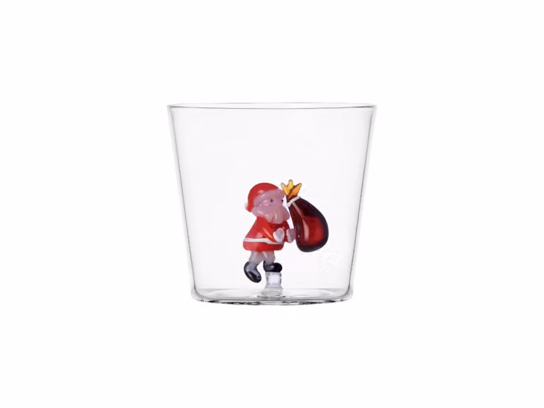 Christmas Tales Tumbler - Babbo Natale con Sacco Color Ambra