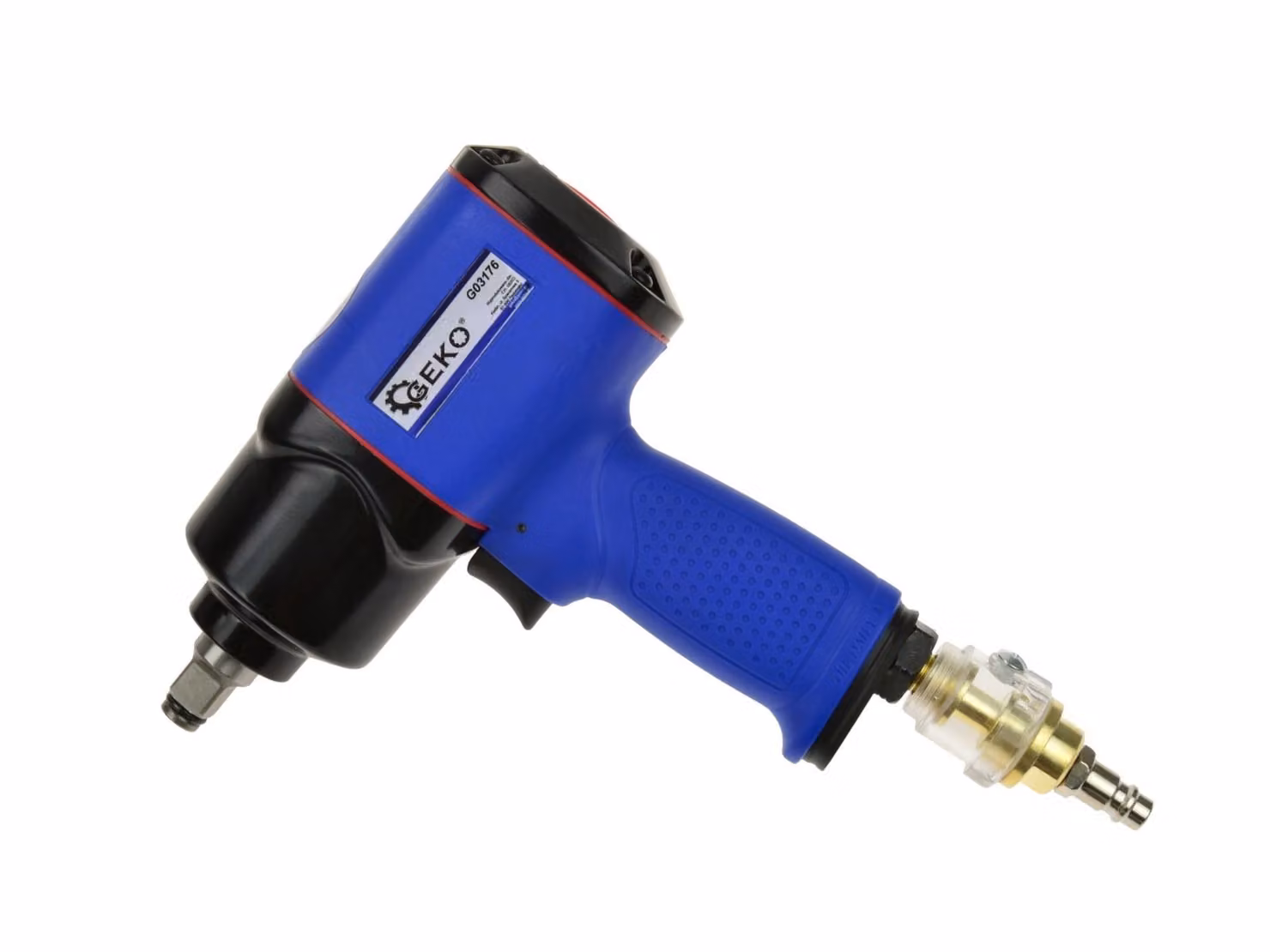 BSD Avvitatore ad impulsi ad aria compressa - Avvitatore ad impulsi pneumatico 1550 Nm, attacco quadro 1/2", avvitatore ad impulsi con mini oliatore 1/4" BSP