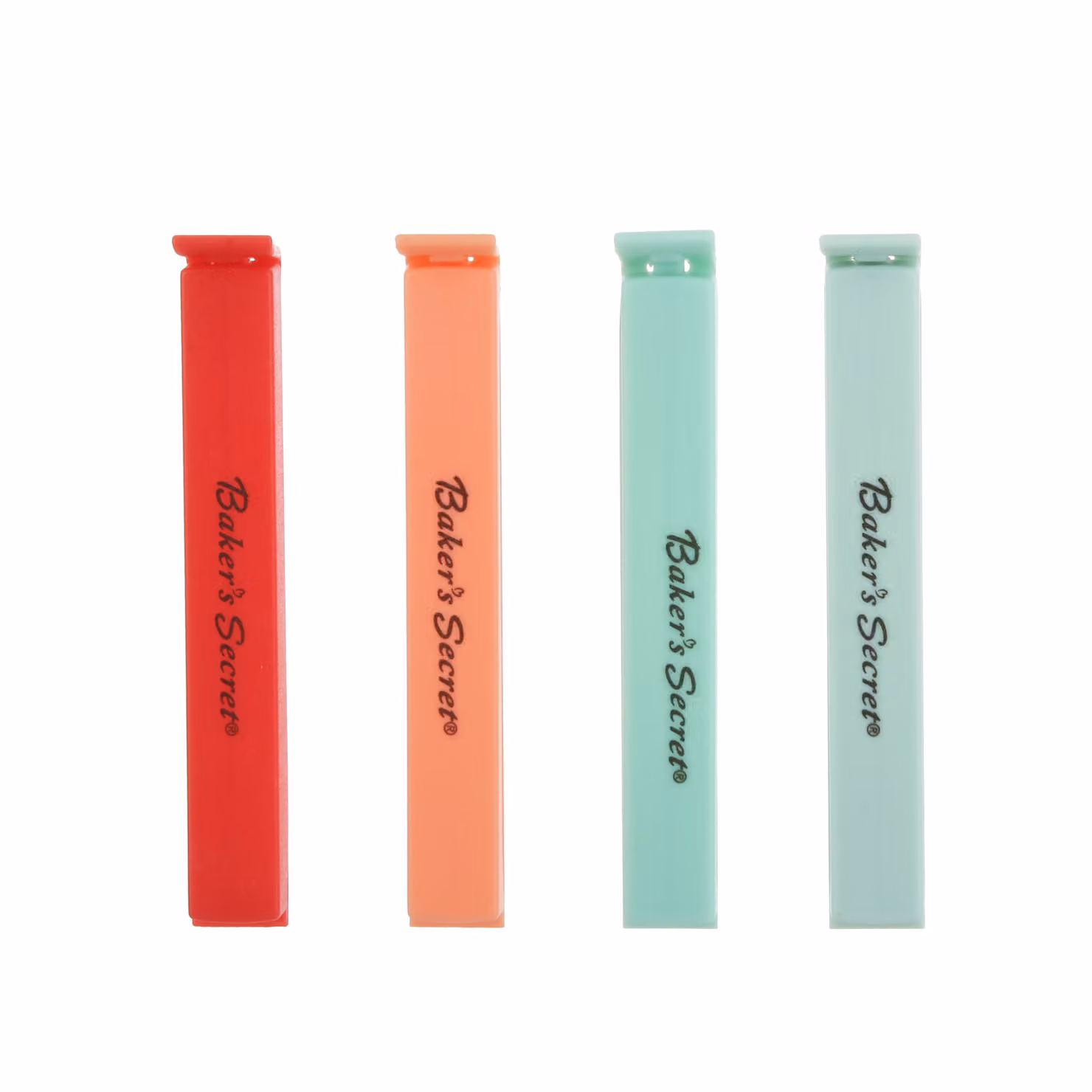 Set di 4 clip chiudisacchetti multicolore Baker's Secret in plastica – 2