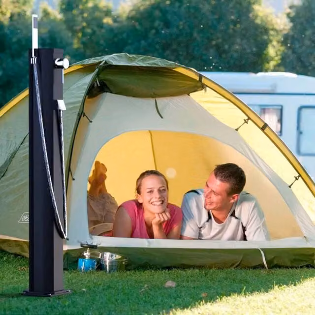 Doccia solare JOLLY GO 17,5 LITRI con doccetta mobile, in alluminio - Doccia Solare Jolly Go 17,5 Litri Con Doccetta Mobile, In Alluminio Blu Colore: Verde