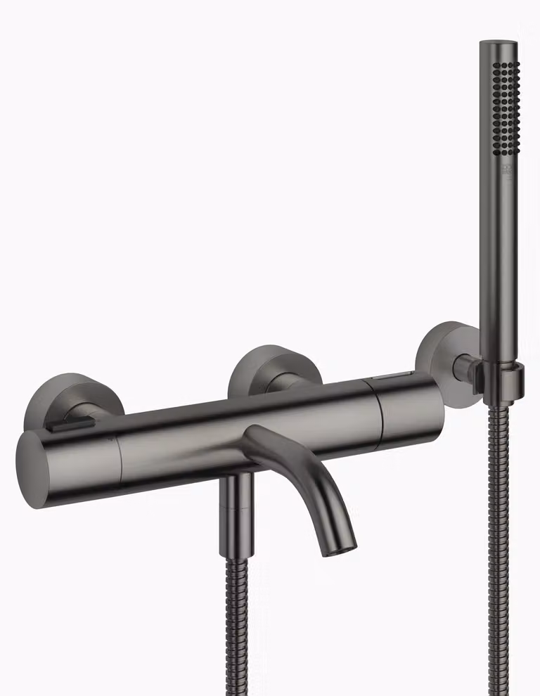 Dornbracht META Mitigeur monocommandé pour bain, pour montage mural, avec flexible de douche, saillie 210mm, 34234979-99, 34234979-99