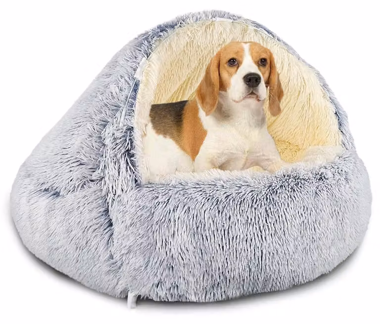 Solidchoice - Cuccia lussuosa per cani, imbottita, con bordo e supporto, 60 cm