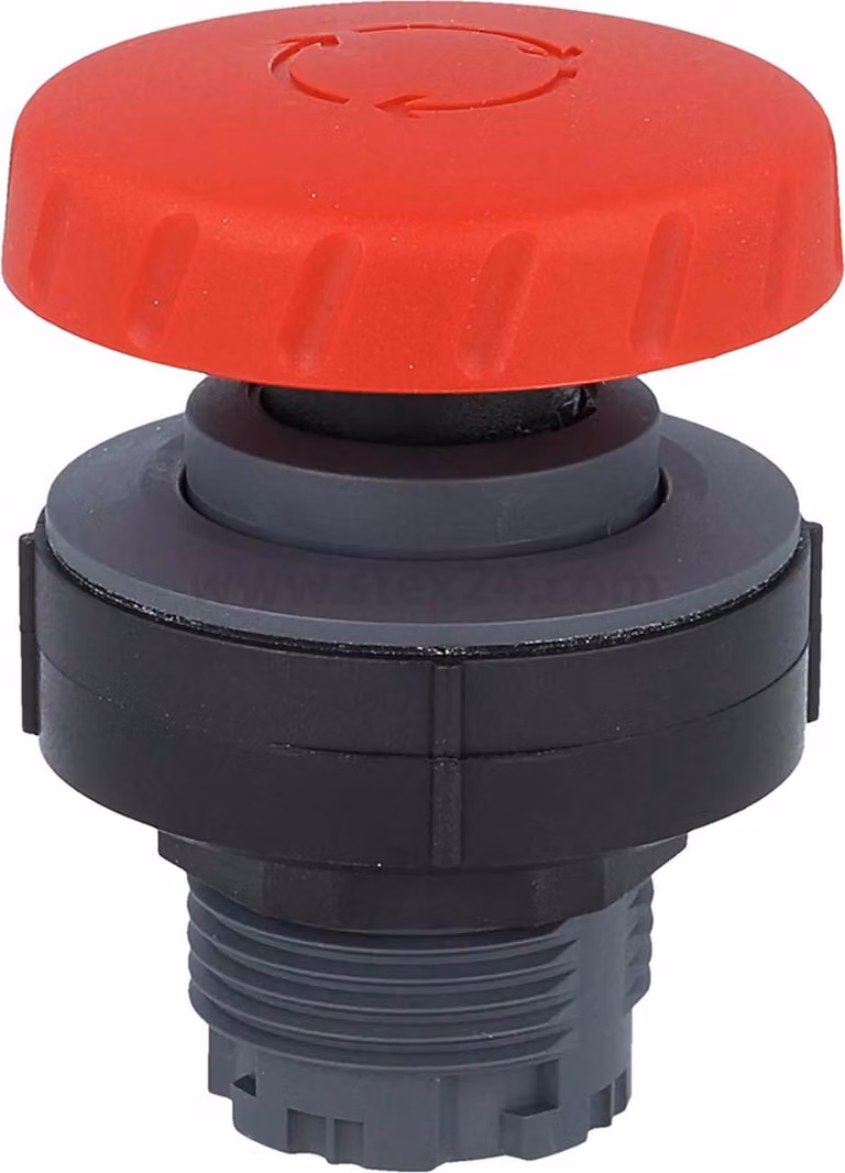 Georg Schlegel Pulsante a fungo con blocco, rotondo, KOMBITAST-R-JUWEL corsa 6,0 mm - 1 pezzo