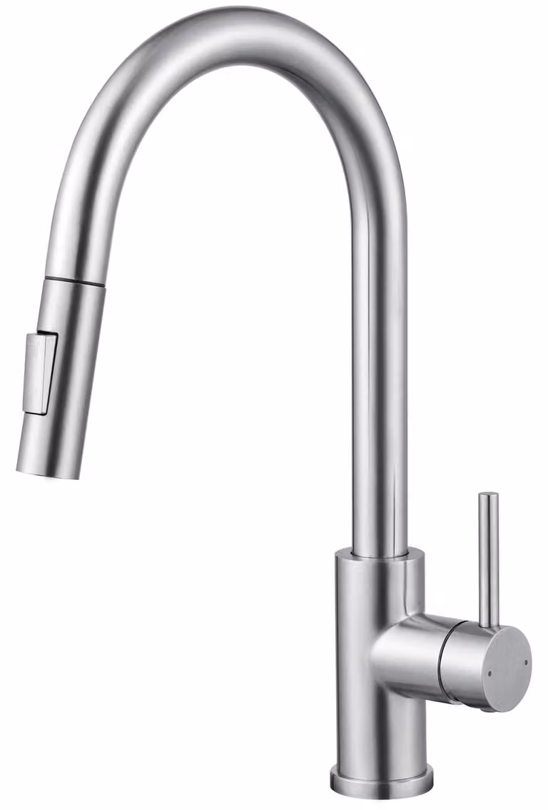 Solidchoice - Rubinetto da cucina con erogatore estraibile e rotazione a 360°