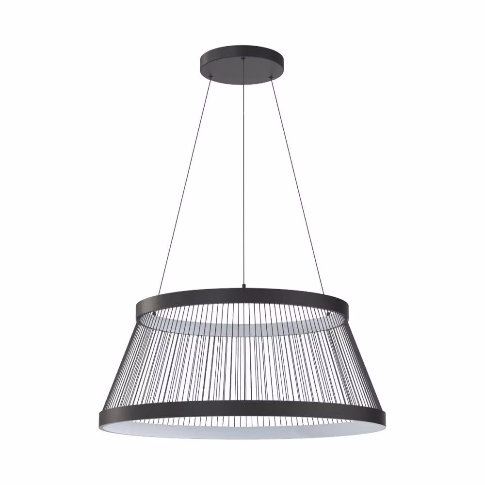 Lampadario a LED BALU nero 57 W, tonalità di bianco 6700 lm, alluminio, dimensioni: 150 x 80 x 80 cm, IP20, Zuma Line