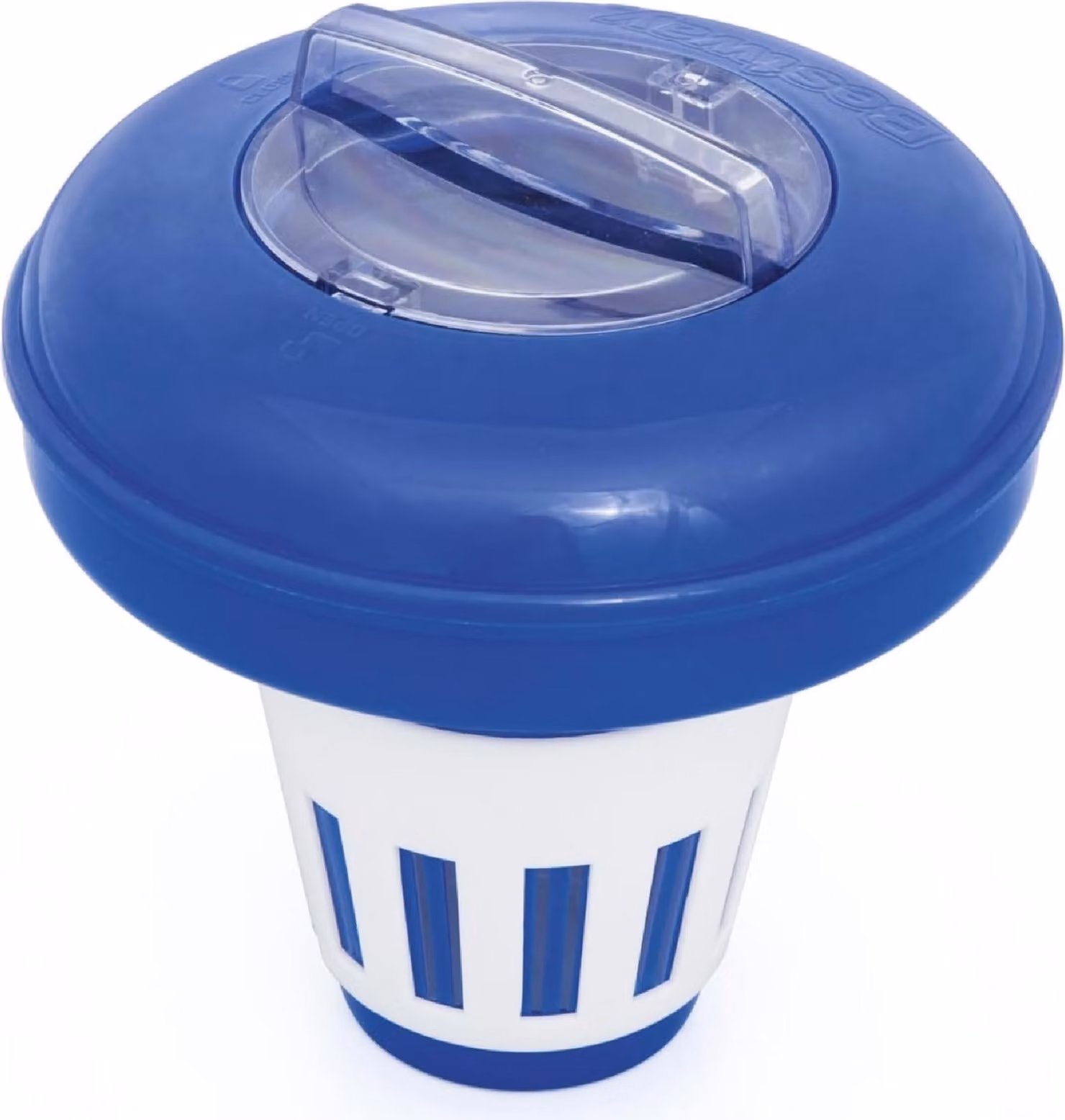 Bestway | Galleggiante dosatore Flowclear Blu Bianco | 16,5 cm Ø | Acqua della piscina pulita e cristallina