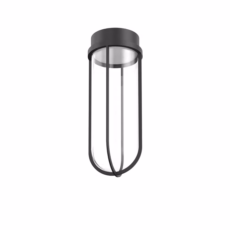 Flos - In Vitro Ceiling - Esterno - Nero