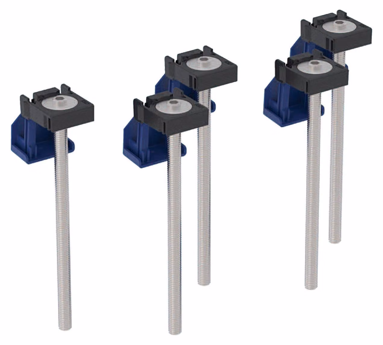 Geberit Duofix ensemble de rallonges de pied pour cadre d'installation, 5 pièces, jusqu'à 25cm, 551.580.00.1, 551.580.00.1