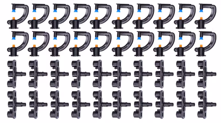 20Set GType Ugello nebulizzatore rifrattivo Testa irrigatrice a pioggia per serre da giardino