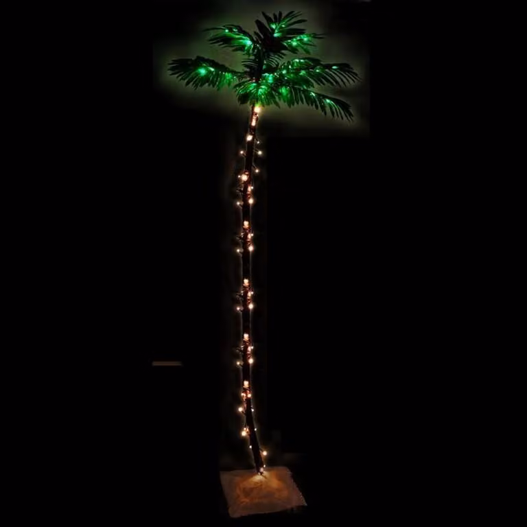 Palma artificiale, altezza 400 cm, fogliame sintetico, ideale per interni ed esterni, design realistico