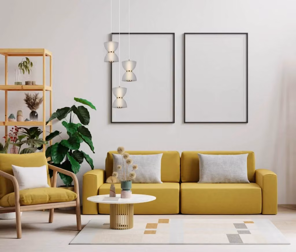Lampada sospesa moderna Italux TICA LED 22W 3000K bianco e nero – 2