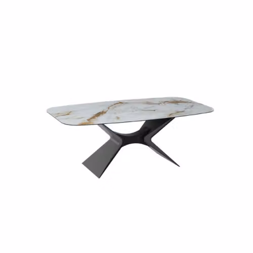 Tavolo Atlas fisso in vetro ceramica Stones