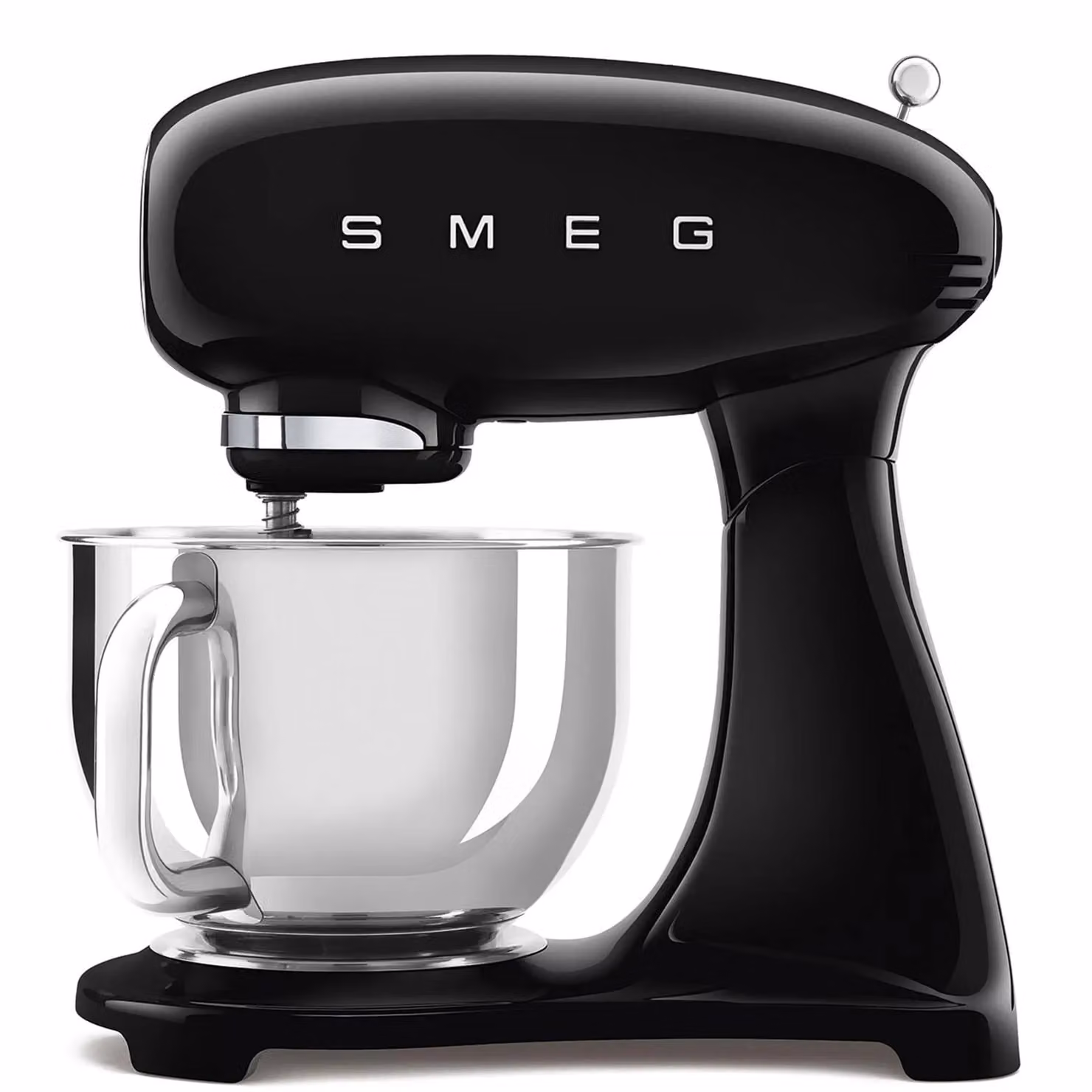 Smeg Impastatrice Full Color 50's Style, nero lucido - SMF03BLEU (FINE SERIE)